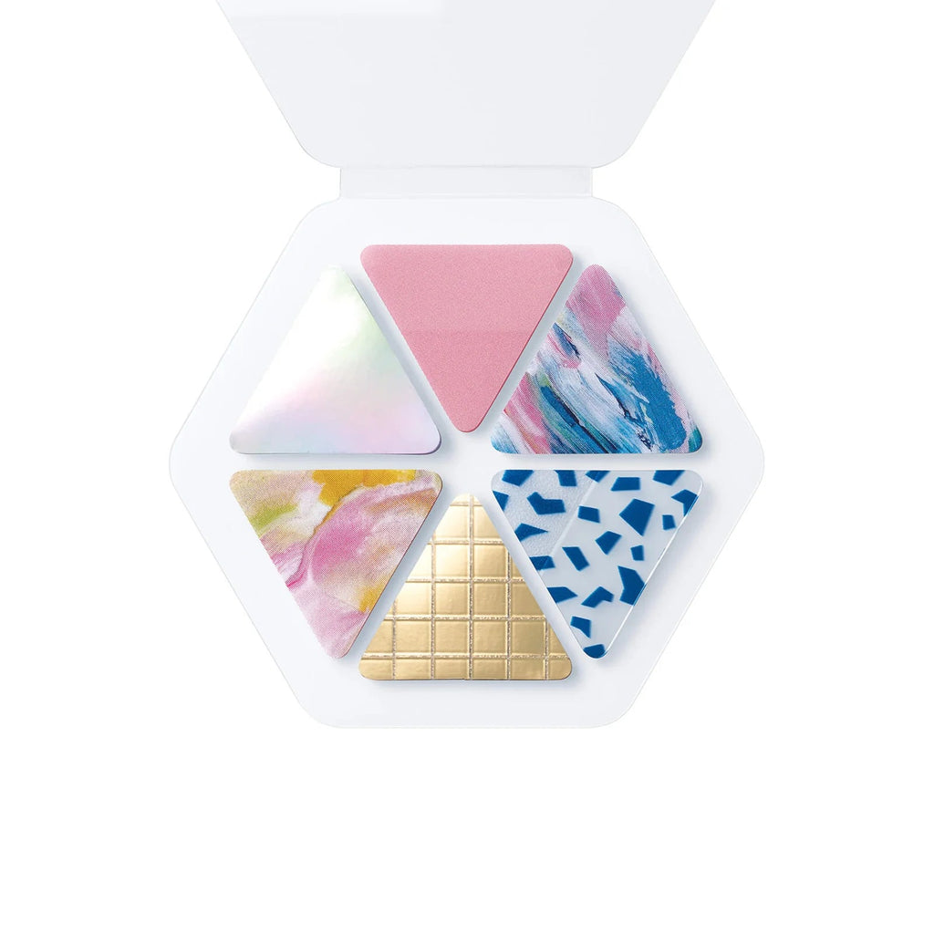 Hitotoki COFFRET Cosmetic Motif Film Sticker - Triangle - Pink Float - HITOTOKI COFT004 - IRO
