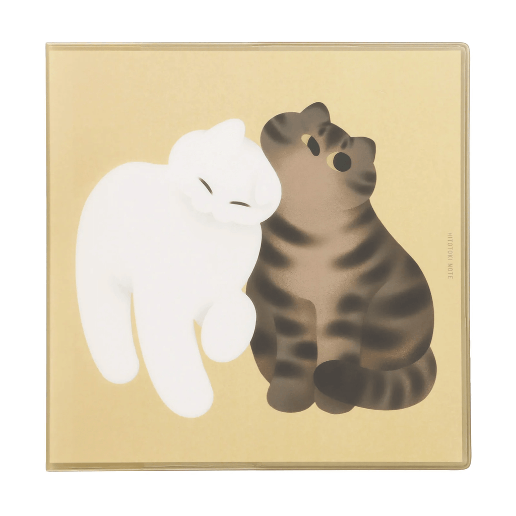Hitotoki NOTE - Square Size - Undated - A5 - Cats - HITOTOKI HN - S09 - IRO