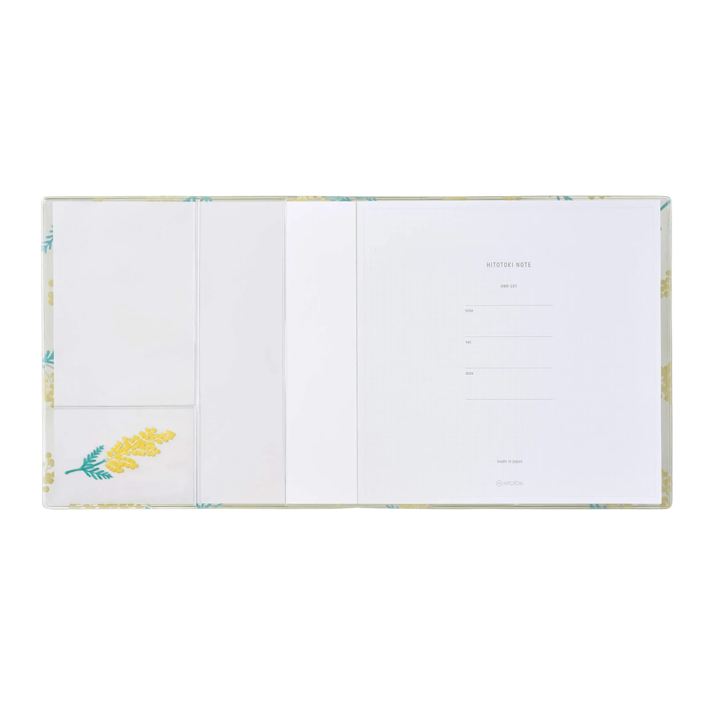 Hitotoki NOTE - Square Size - Undated - A5 - Mimosa - HITOTOKI HN - S02 - IRO