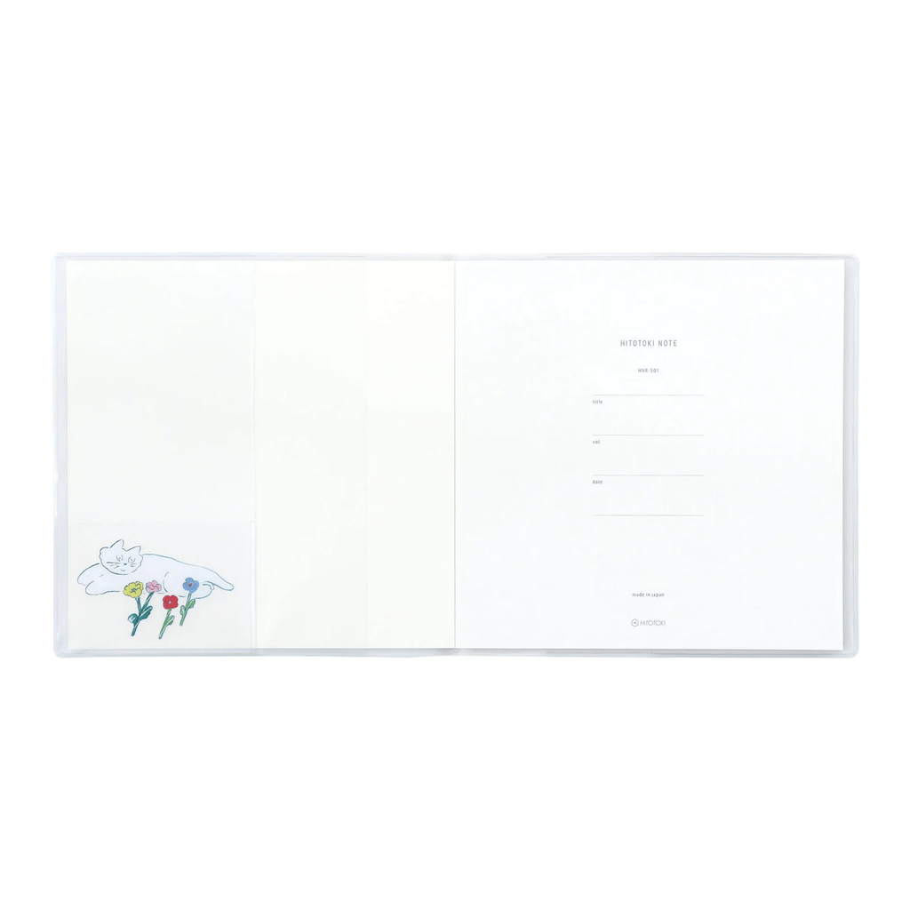 Hitotoki NOTE - Square Size - Undated - A5 - My Garden - HITOTOKI HN - S07 - IRO