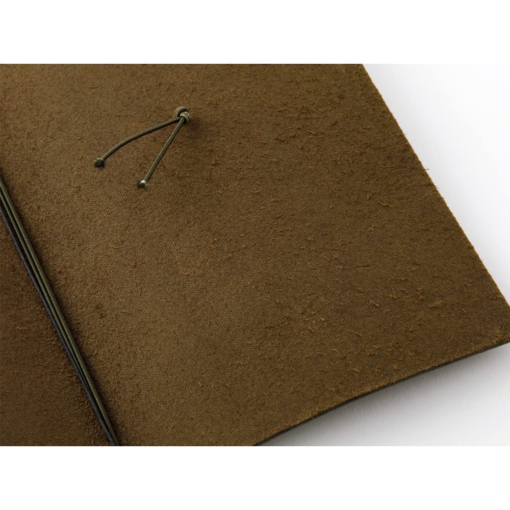 Traveler's Company Traveler's Notebook Starter Kit - Olive Leather - Regular Size - Blank - TRC 15342006 - IRO