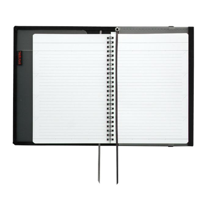 Kokuyo Polyester Notebook Cover (With one Twin - ring Notebook) - 2 Notebooks Capacity - Slim B5 - KOKUYO NO - 683B - D - IRO