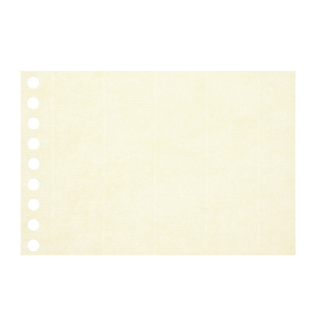 Maruman Easy to Write Mini Loose Leaf Paper - B7 - 60 Sheets - Cream Blank CROQUIS paper - MARUMAN L1437 - IRO