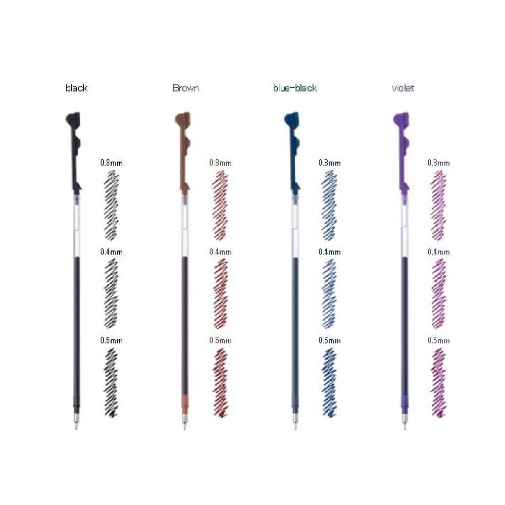 Pilot Hi - Tec - C Coleto Multi Pen Refill - 0.4 mm - PILOT LHKRF - 10C4 - AG - IRO