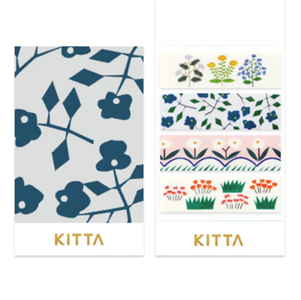 Hitotoki KITTA Masking Tape - Flower 5 - HITOTOKI KIT - 057 - IRO