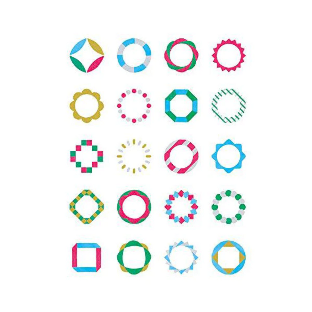 Hitotoki KITTA Seal Sticker - Highlight Circle - HITOTOKI KIT - D007 - IRO