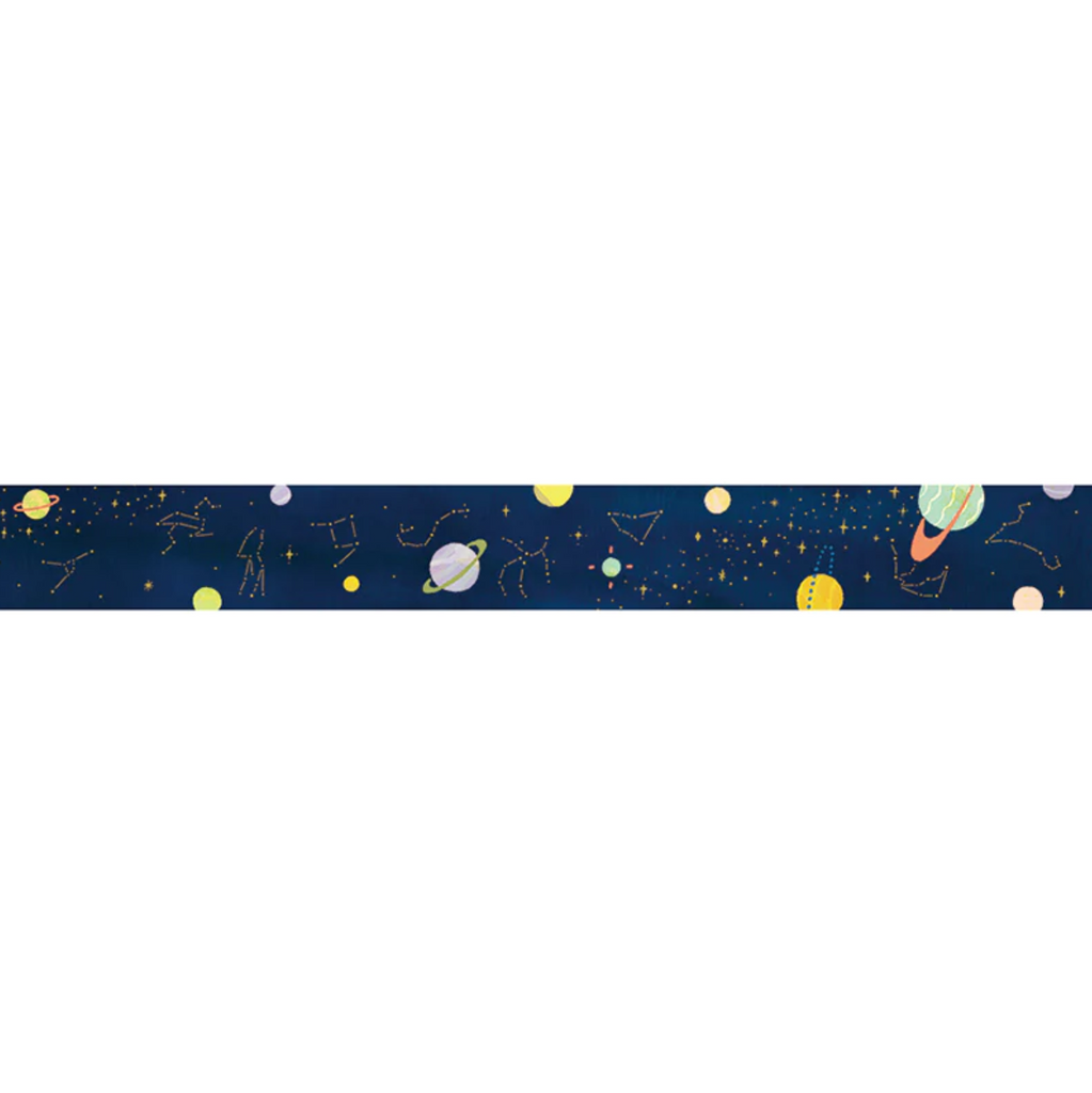 Hitotoki SODA Transparent Masking Tape - 20 mm x 4 m - Gold Foil - Space - HITOTOKI CMTH20 - 001 - IRO