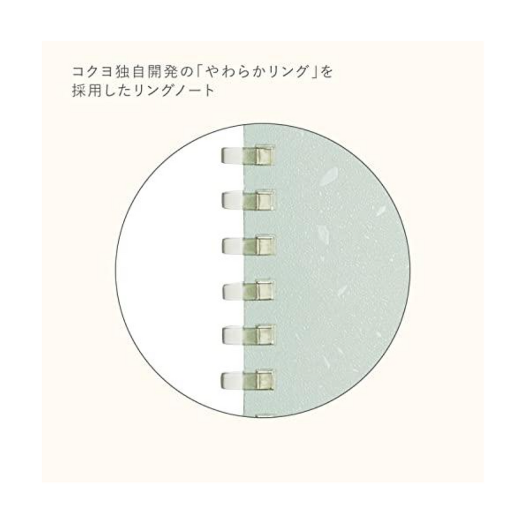 Notebooks Kokuyo ME Soft-Ring Notebook - 5mm Grid - A5 - 50 sheets - Toufu White KOKUYO KME-SR931S5W