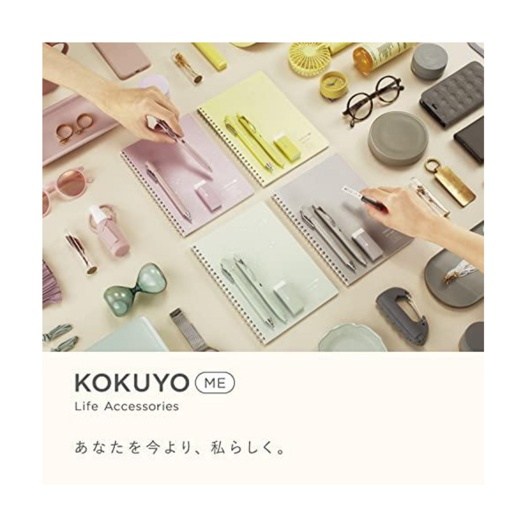 Notebooks Kokuyo ME Soft-Ring Notebook - 5mm Grid - A5 - 50 sheets - Toufu White KOKUYO KME-SR931S5W