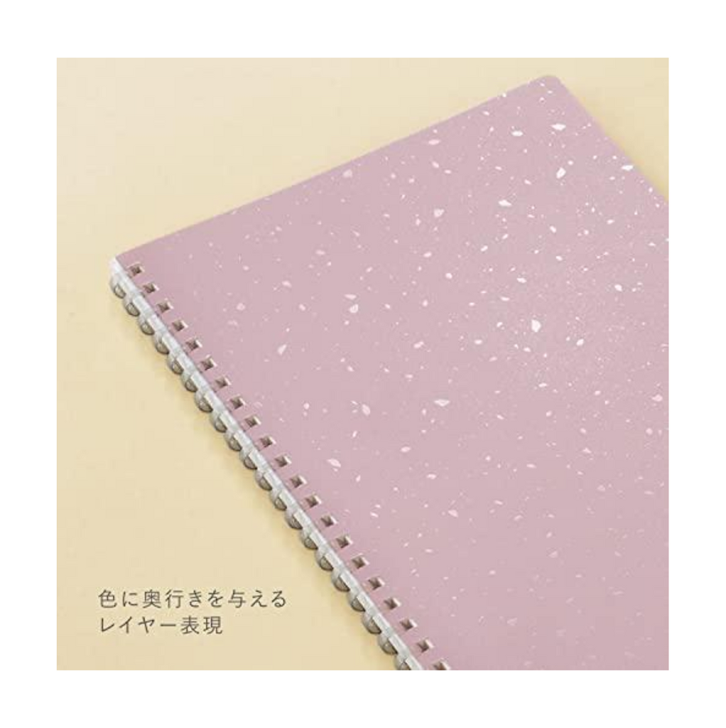 Kokuyo ME Soft Ring Notebook - 5mm Grid - A5 - 50 sheets - Moon Lime - KOKUYO KME - SR931S5Y - IRO