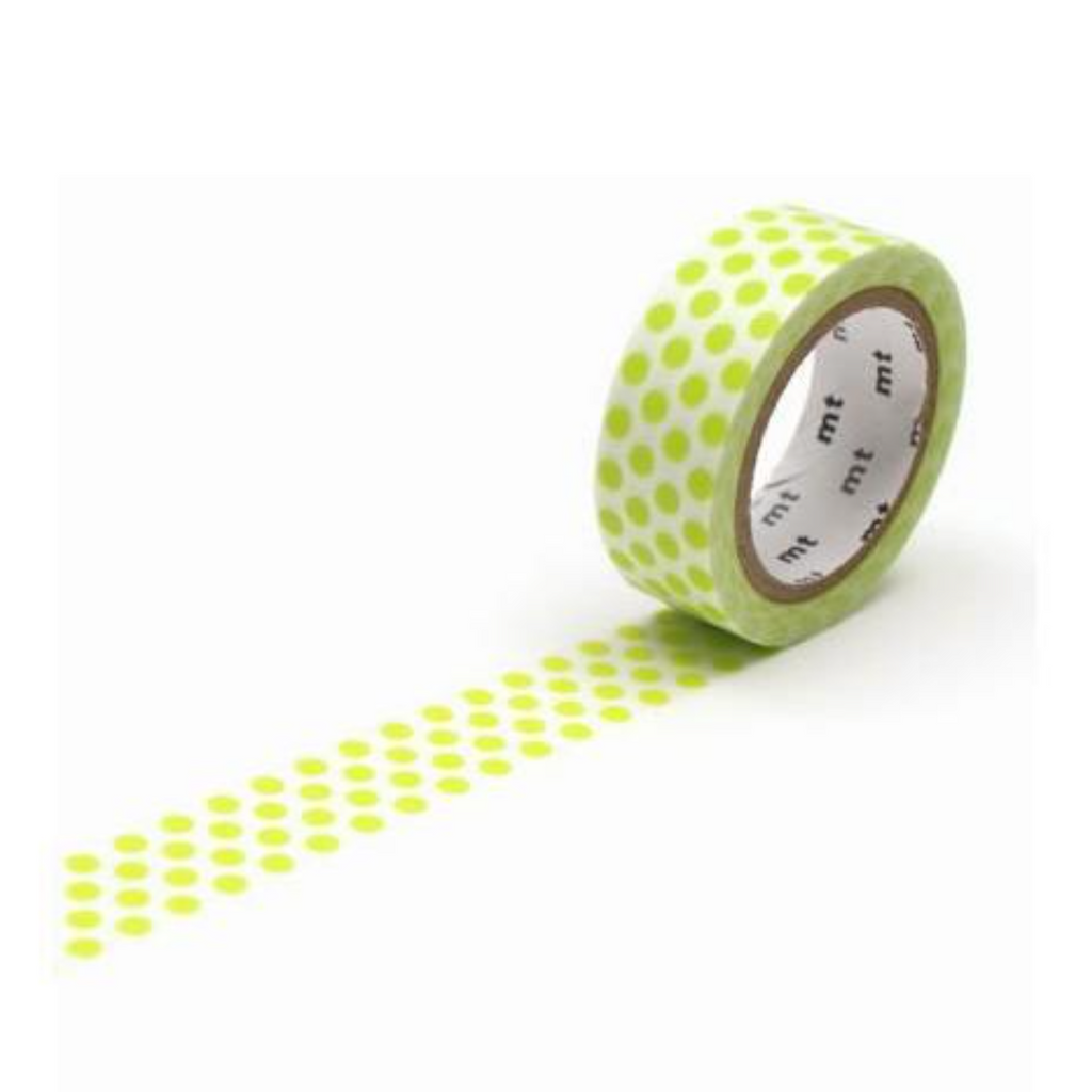 MT Masking Tape - 15 mm - Dot Lime - MT 01D362R - IRO