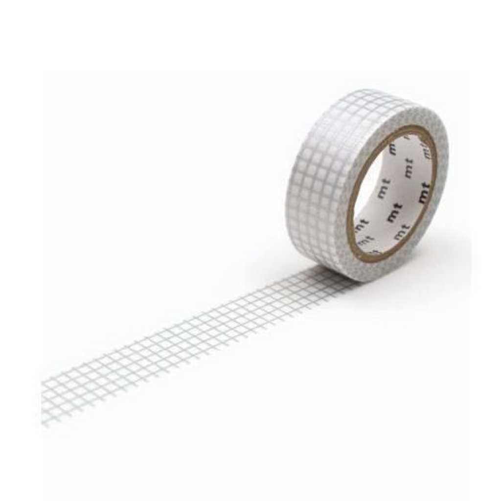 MT Masking Tape - 15 mm - Grid Silver - MT 01D399R - IRO