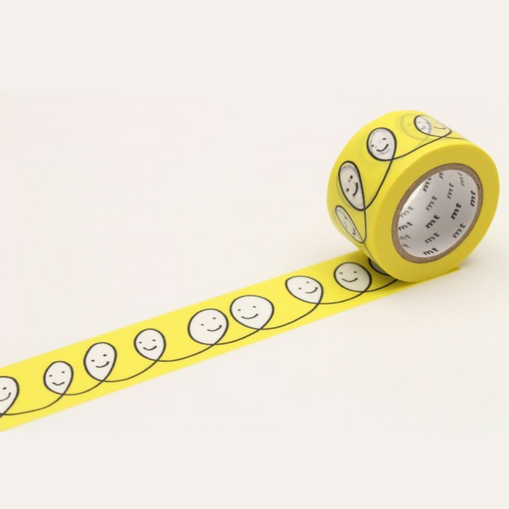 MT Masking Tape - Mina Perhonen - 27 mm - Smile Yellow - MT MINA09 - IRO