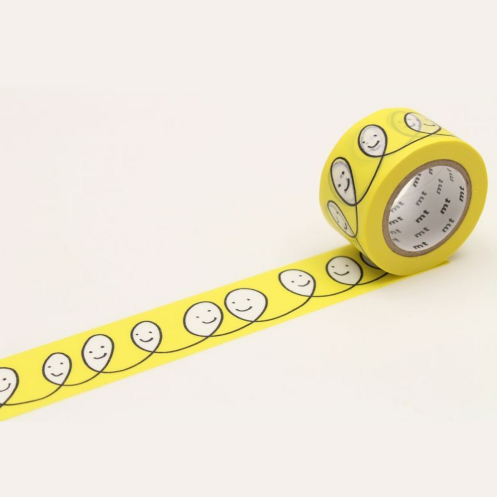 Masking Tape MT Masking Tape - Mina Perhonen - 27 mm - Smile Yellow MT MINA09