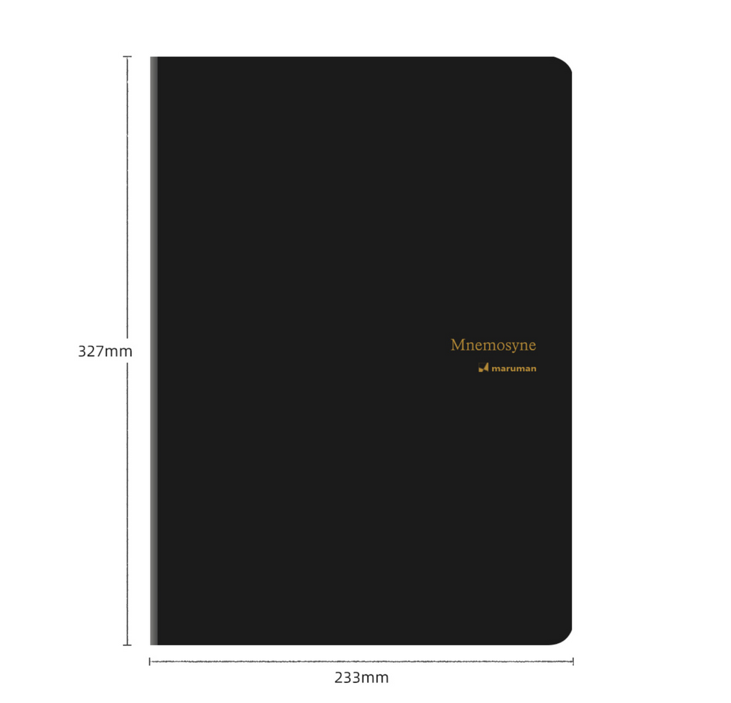 Maruman Mnemosyne HN187 Notepad & Holder - 5 mm Grid - 70 Sheets - A4 -3