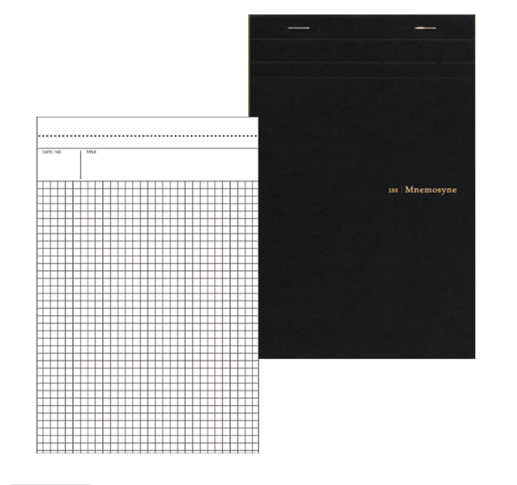 Maruman Mnemosyne N188 Notepad - 5 mm Grid - 70 Sheets - A5 - MARUMAN N188A - IRO