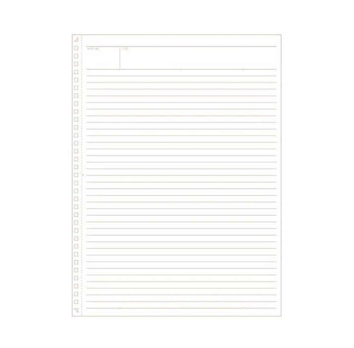 Maruman Mnemosyne N199 Notebook - 7mm Lined - 70 sheets - A4 - MARUMAN N199A - IRO