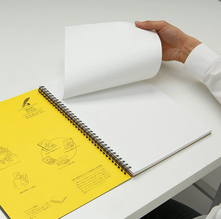 Maruman Mnemosyne N195 Notebook - 7mm Lined - 80 Sheets - A5 - MARUMAN N195A - IRO