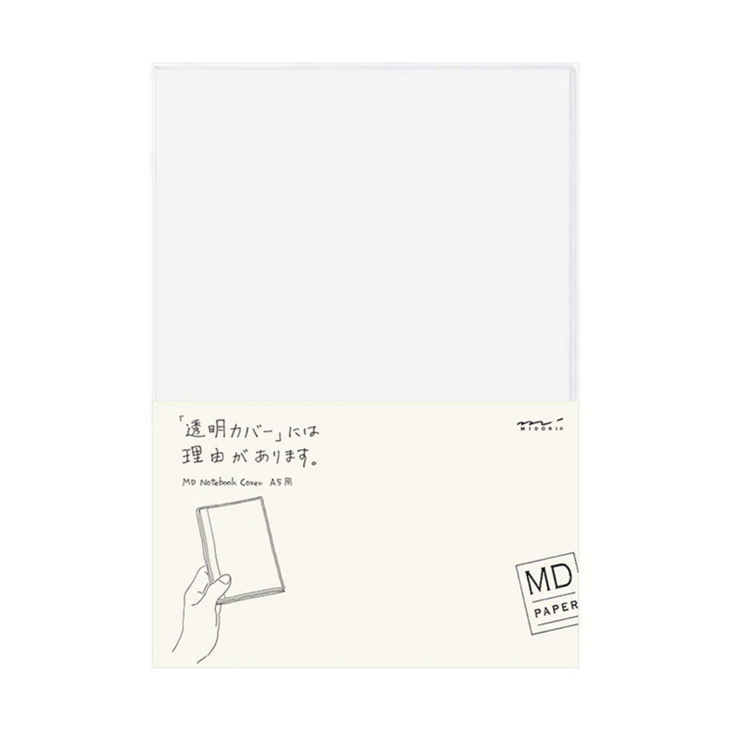 Midori MD Notebook Cover - PVC Clear - A5 - MIDORI 49360006 - IRO