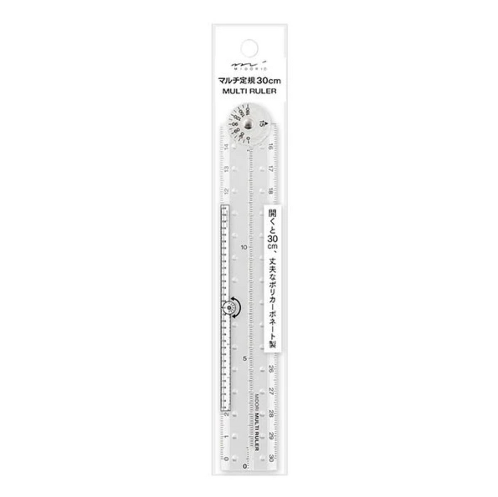 Midori Multi Function Ruler - 30 cm - MIDORI 42301006 - IRO