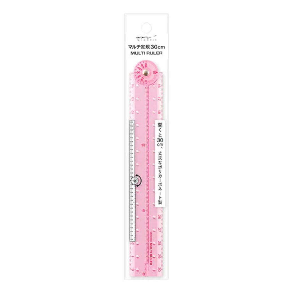 Midori Multi Function Ruler - 30 cm - MIDORI 42267006 - IRO