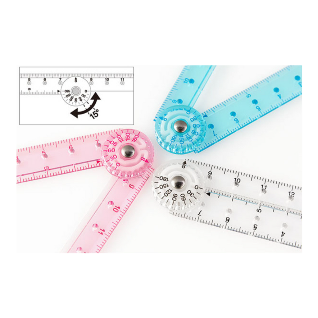 Rulers Midori Multi Function Ruler - 30 cm Clear MIDORI 42266006