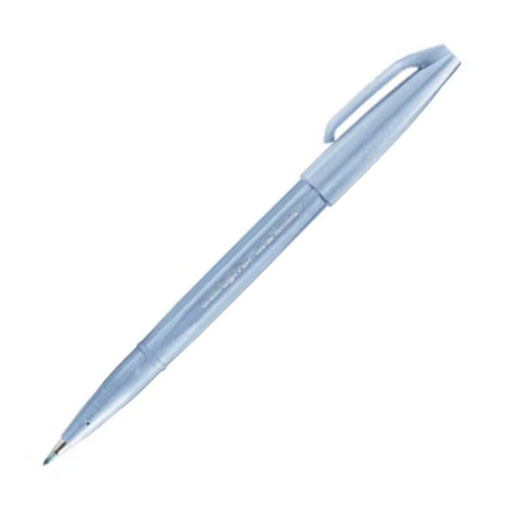 Pentel Fude Touch Brush Sign Pen - Long Life Design Award - 12 New Colors - PENTEL SES15C - S3 - IRO
