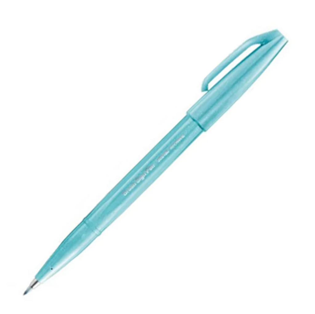 Pentel Fude Touch Brush Sign Pen - Long Life Design Award - 12 New Colors - PENTEL SES15C - S2 - IRO