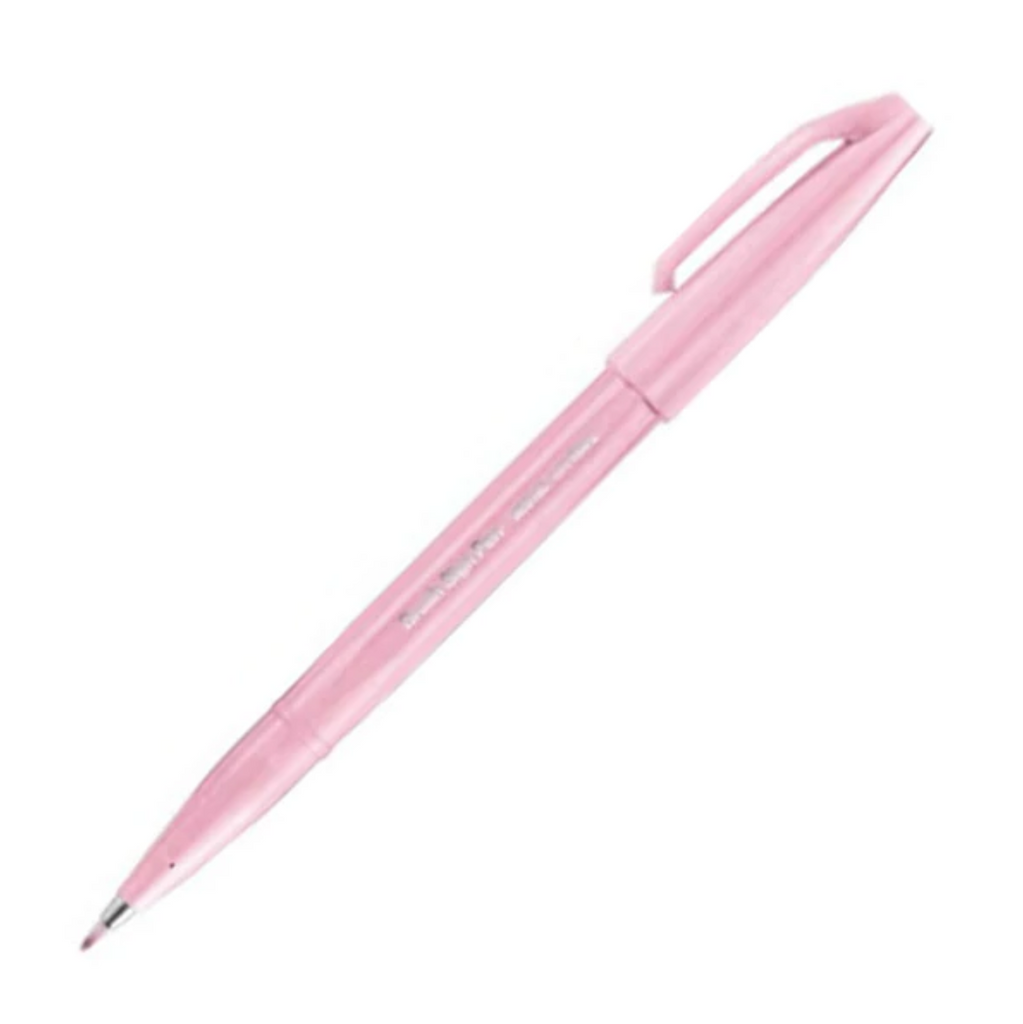 Pentel Fude Touch Brush Sign Pen - Long Life Design Award - 12 New Colors - PENTEL SES15C - P3 - IRO