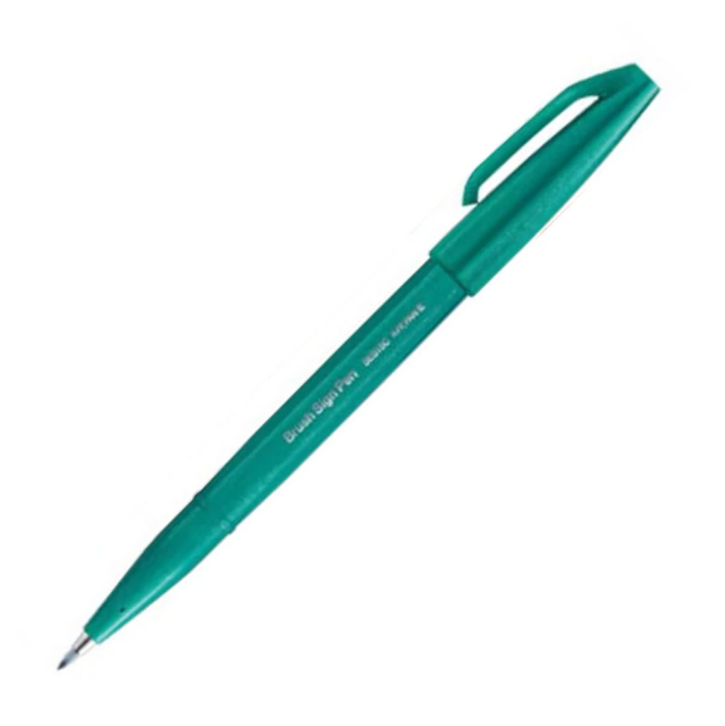 Pentel Fude Touch Brush Sign Pen - Long Life Design Award - 12 New Colors - PENTEL SES15C - D3 - IRO