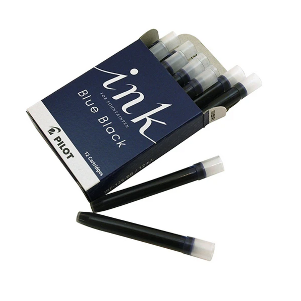 Pilot IRF - 12S Ink Cartridge - 12 Cartridges - Blue Black Ink - PILOT IRF - 12S - BB - IRO