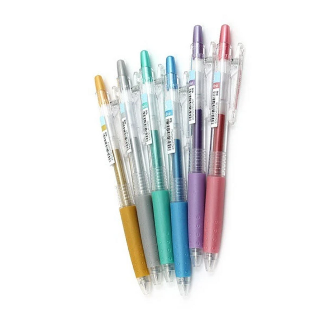Pilot Juice Gel Pen - 6 Metallic Color Set - 0.5 mm - PILOT LJU - 60EF - 6CM - IRO