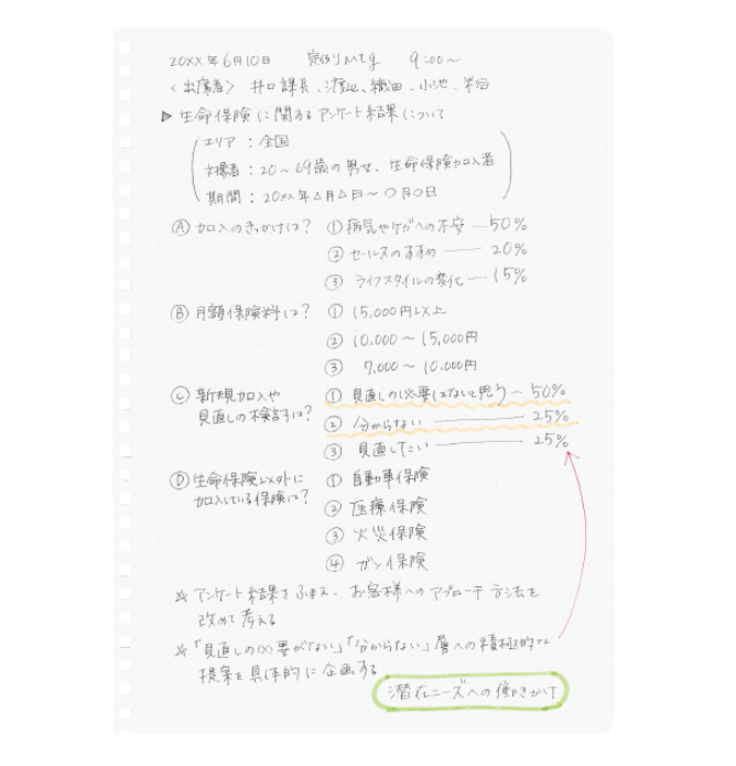 Kokuyo Soft Ring Notebook - Clear - Tear Off - 80 sheets - A5 - Dot Grid - KOKUYO SU - SV538WT - T - IRO