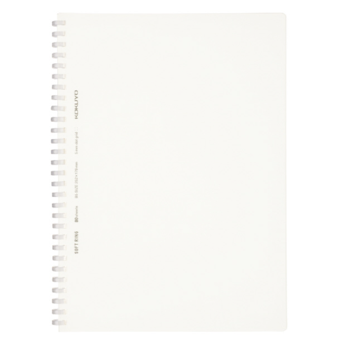 Notebooks Kokuyo Soft-ring Clear Notebook - Dotted - 80 sheets - Cut Off - Slim B5 KOKUYO SU-SV508WT-T