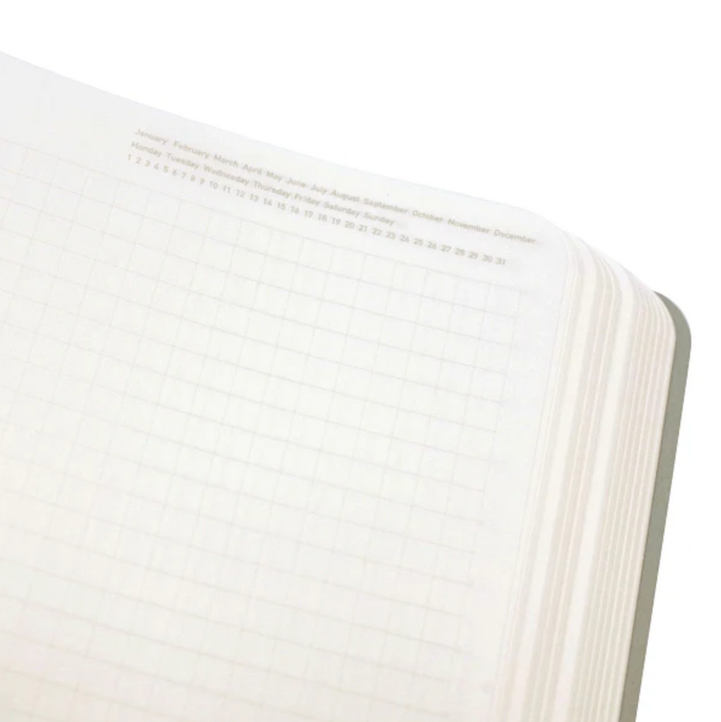 Undated Planners Stalogy Editor's Series 365 Days Notebook - Limited Edition - Grid - A5 - Cream STALOGY S4156