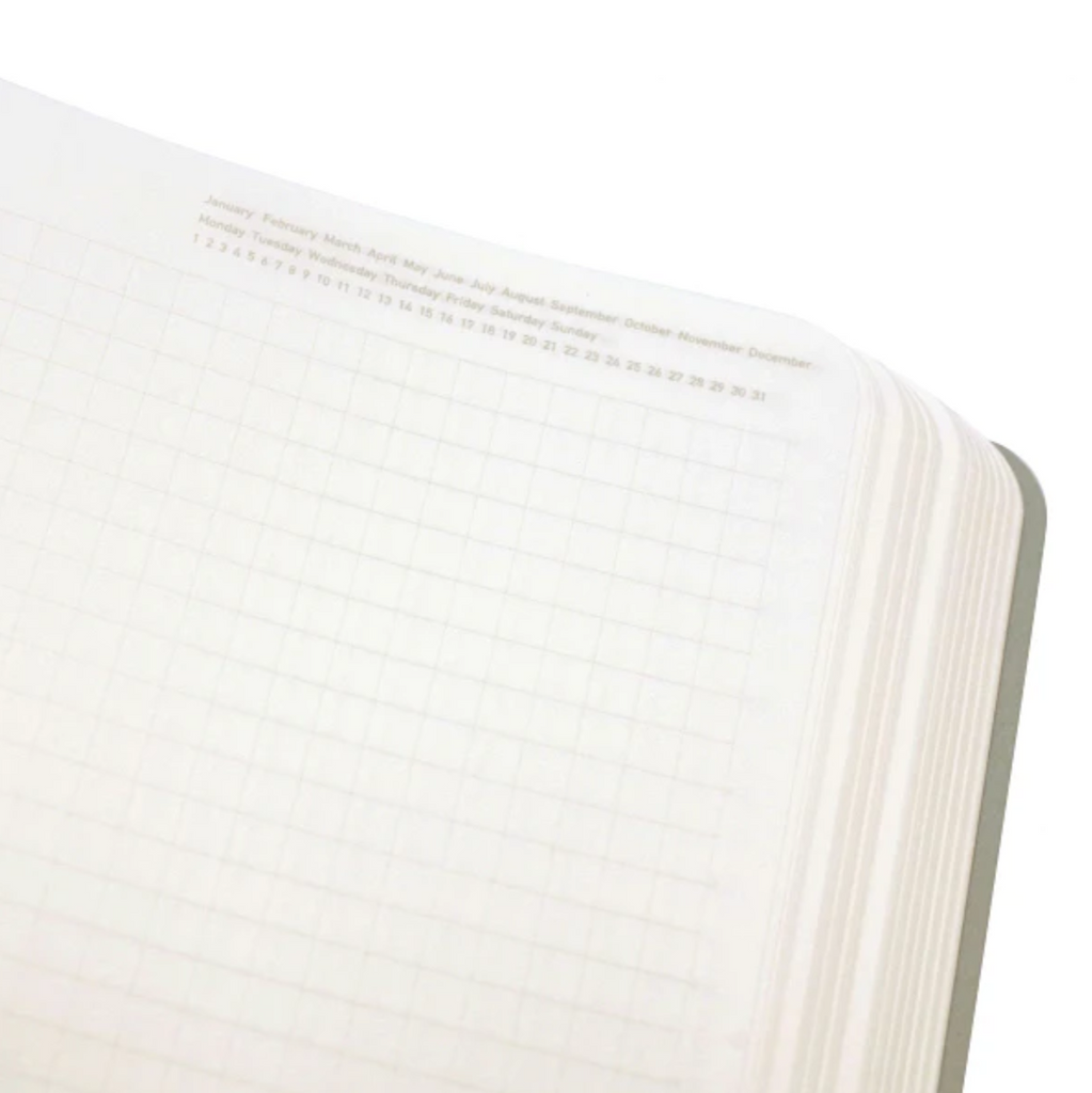 Stalogy Editor's Series 365 Days Notebook - Limited Edition - Grid - A5 - Leaf - Archived - STALOGY S4155 - IRO