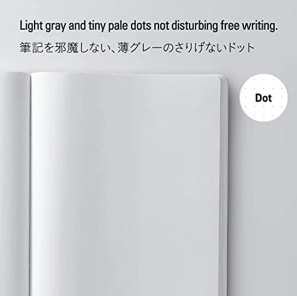 Stalogy Editor's Series 365 Days Notebook - 184 Sheets - Dot Grid - A5 - Blue - STALOGY S4149 - IRO