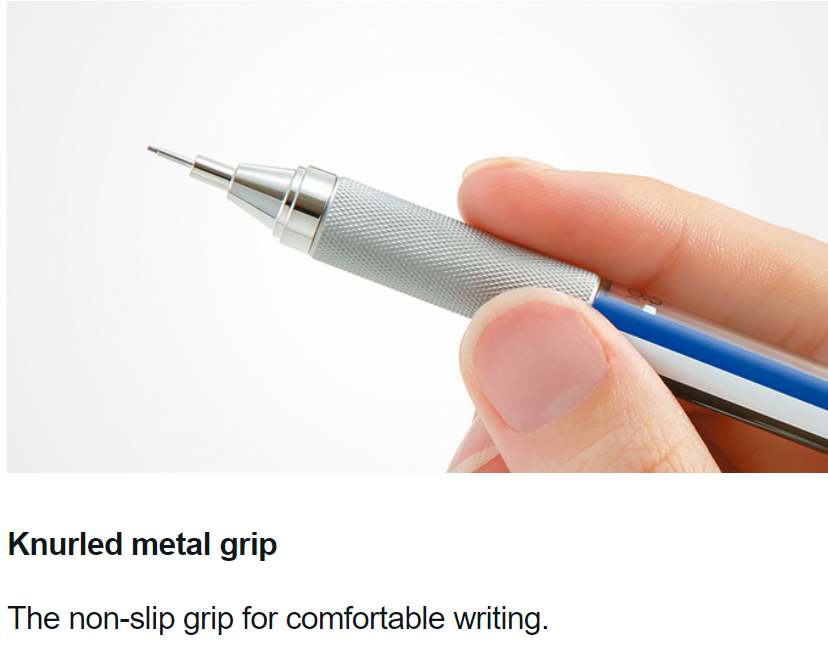 Mechanical Pencils Tombow MONO Graph Zero Mechanical Pencil - Metal Grip - 0.5 mm - Mono Color TOMBOW DPA-162A