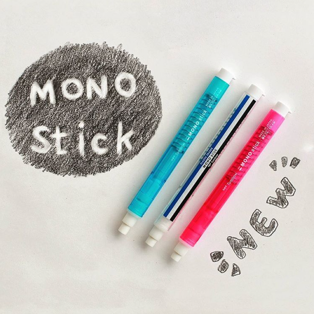 Tombow Mono Stick Eraser - 6.7 mm * 10 cm - Refillable - Blue - TOMBOW JCC - 121B - IRO
