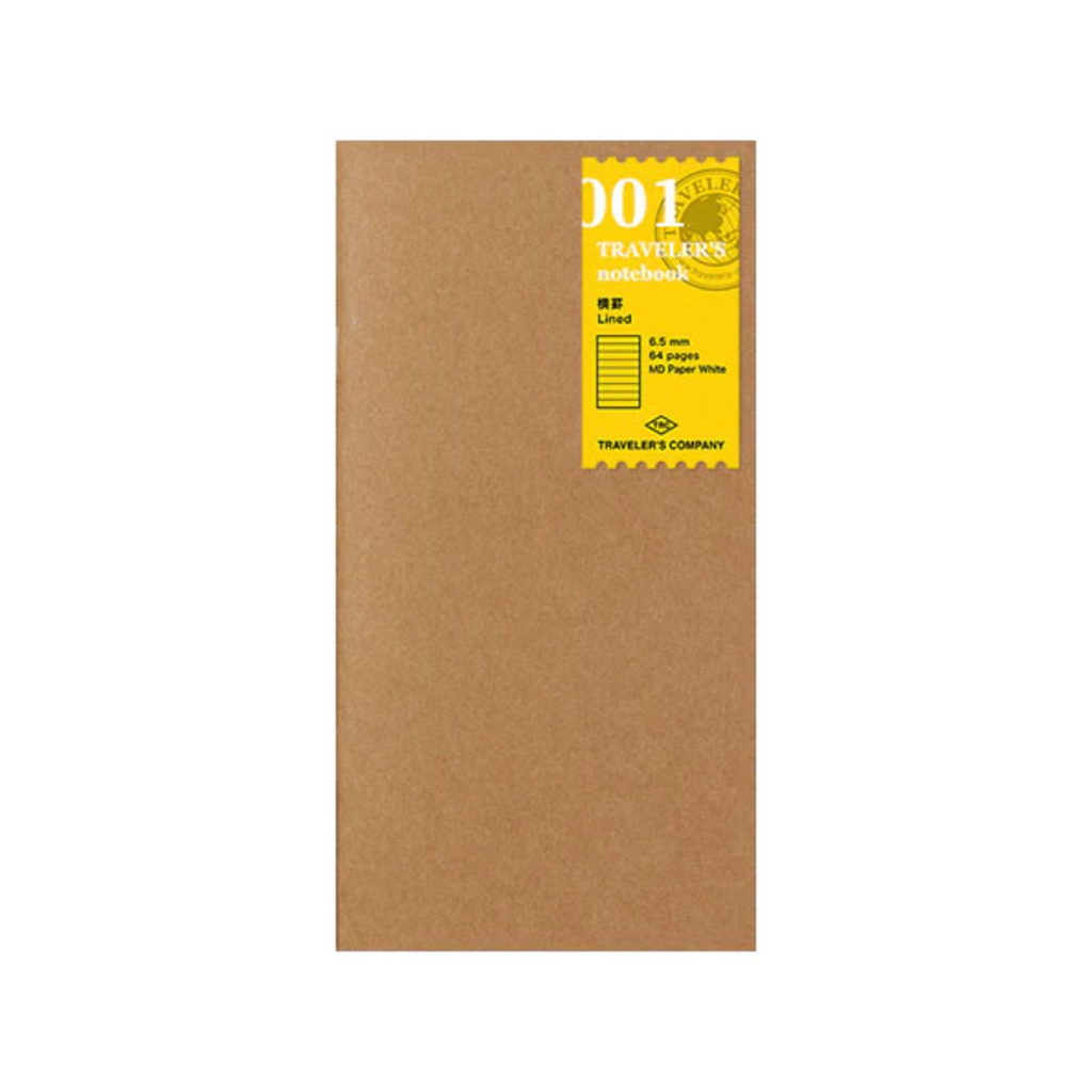 Traveler's Company Traveler's Notebook Refill 001 - Lined - Regular Size - TRC 14245006 - IRO