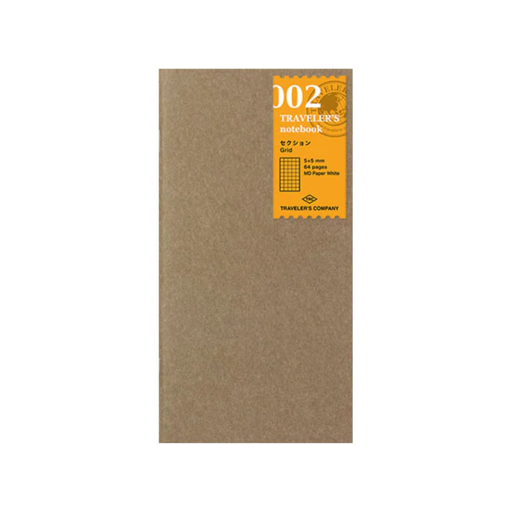 Traveler's Company Traveler's Notebook Refill 002 - Grid - Regular Size - TRC 14246006 - IRO