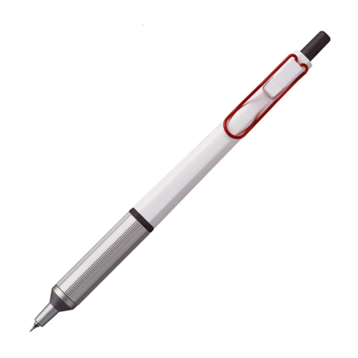 Uni Jetstream Edge Ballpoint Pen - Black Ink - 0.28 mm - White Red - UNI SXN100328W.15 - IRO