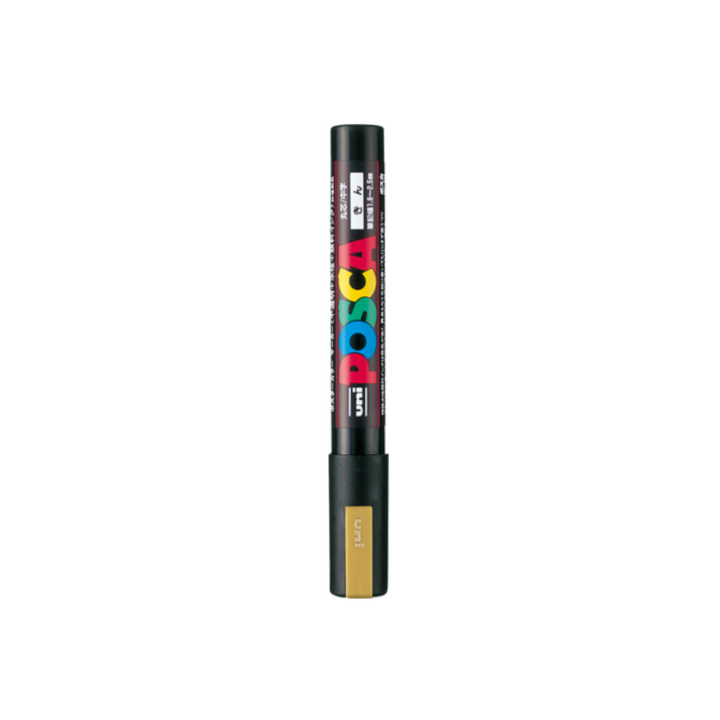 Uni Posca PC - 5M Paint Markers - Medium Tip - 2.5 mm - UNI PC5M.25 - IRO