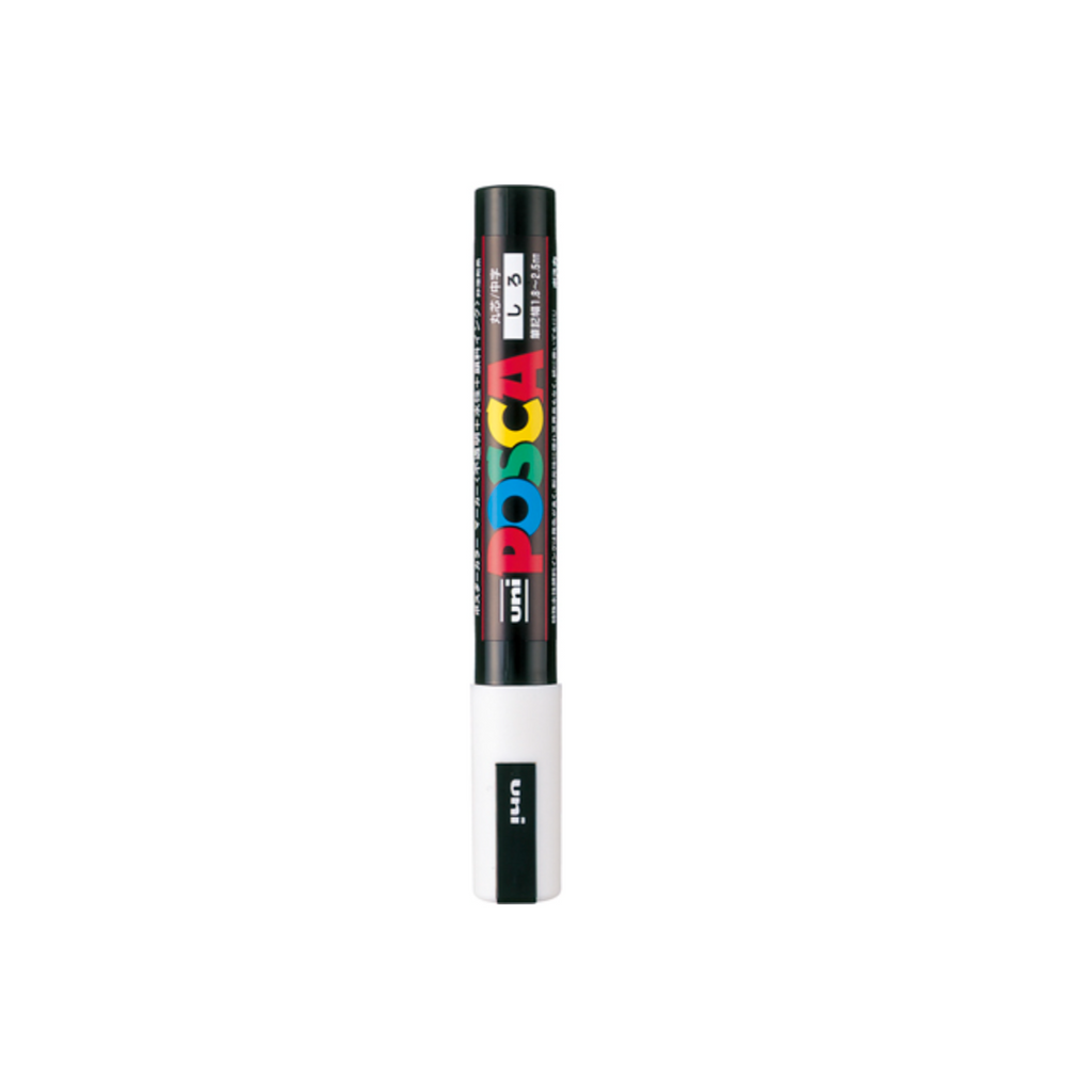 Uni Posca PC - 5M Paint Markers - Medium Tip - 2.5 mm - UNI PC5M.1 - IRO