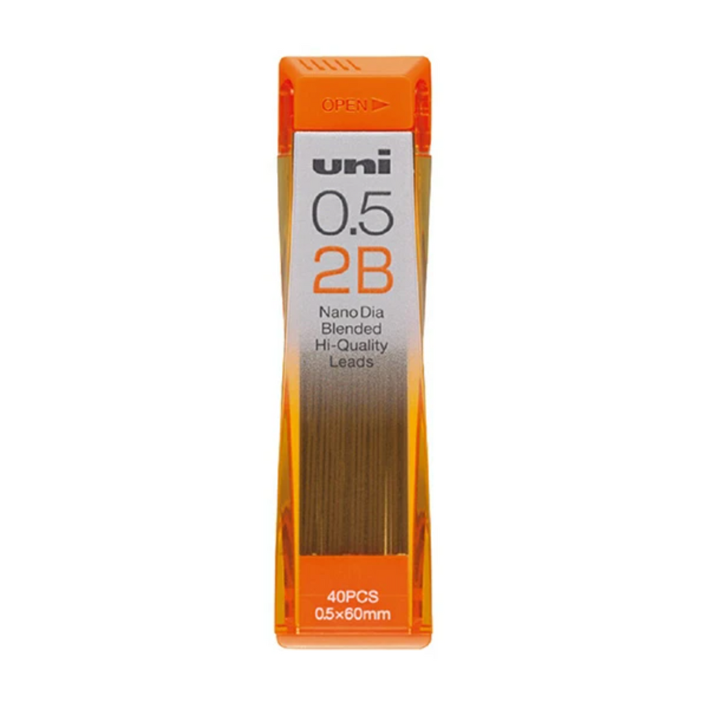 Uni Nano Dia Low - Wear Pencil Lead - 0.5 mm - UNI U05202ND - 2B - IRO