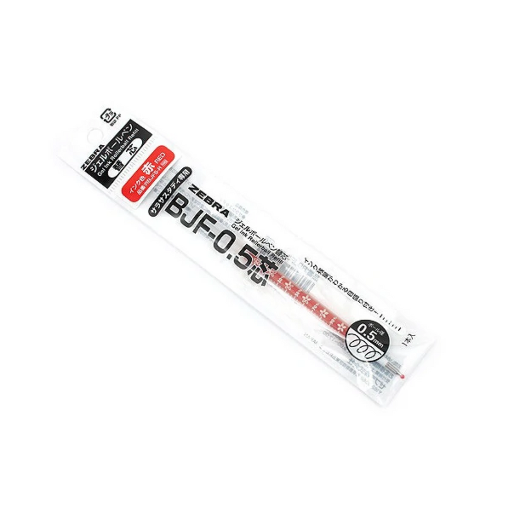 Zebra Sarasa Study Gel Pen Refill - Red - 0.5 mm - ZEBRA RBJF5 - R - IRO