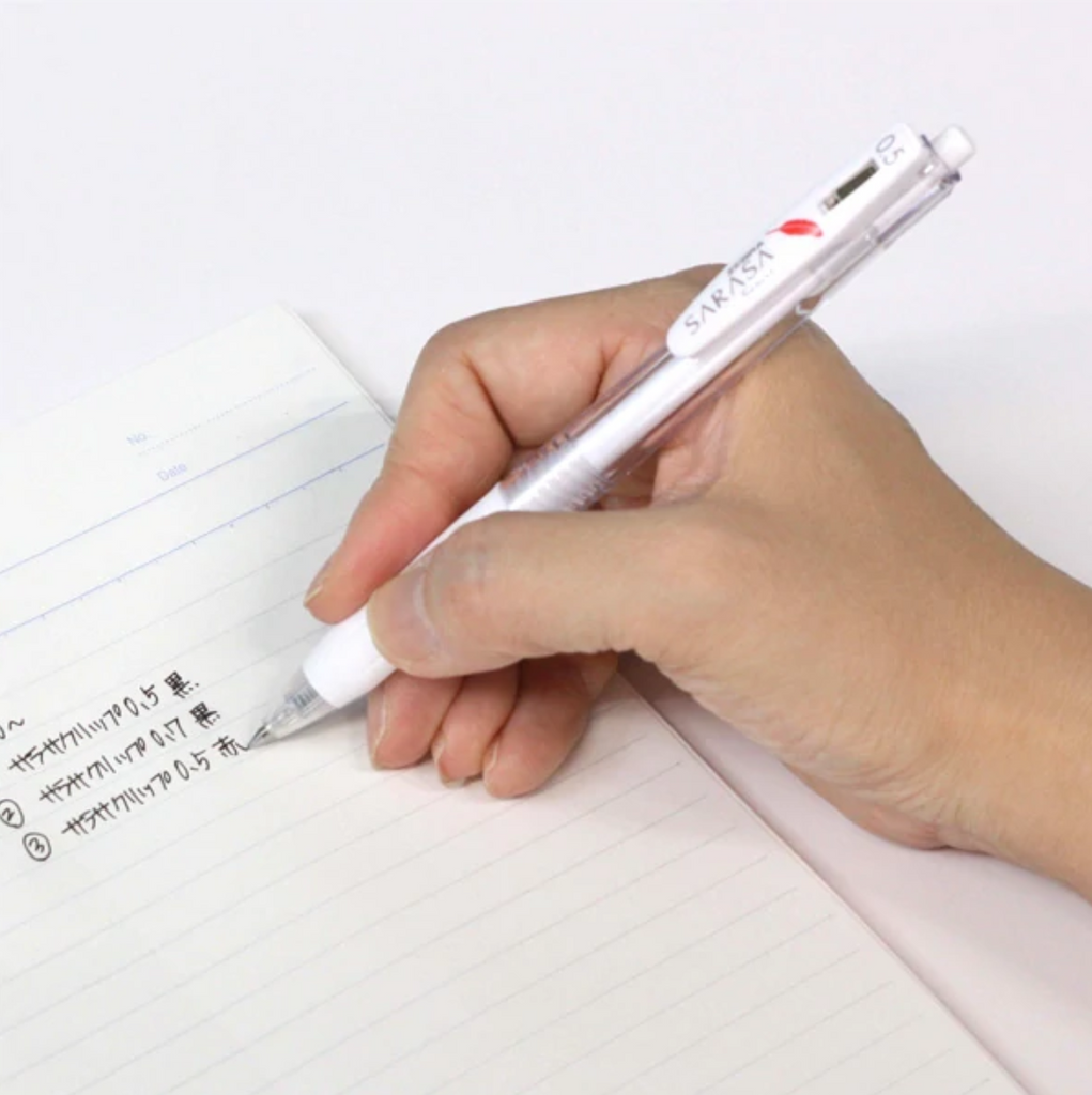 Zebra Sarasa Clip Gel Pen - Red Feather Charity Version - Black Ink - 0.5 mm - Limited Edition - ZEBRA JJ99 - BK - IRO