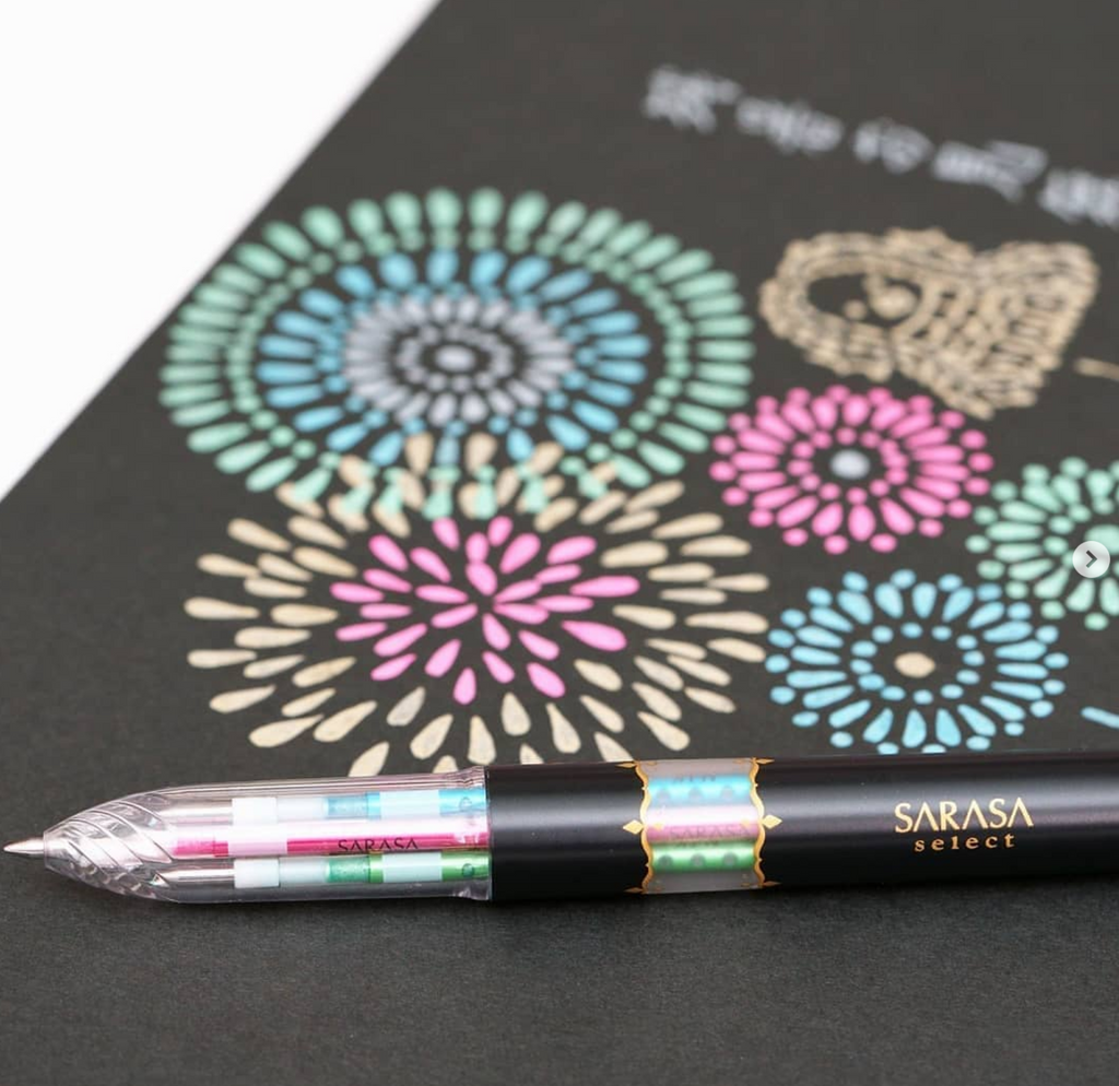 Zebra Sarasa Select 3 Color Functional Gel Pen - Holder only - ZEBRA S3A15 - BK - IRO