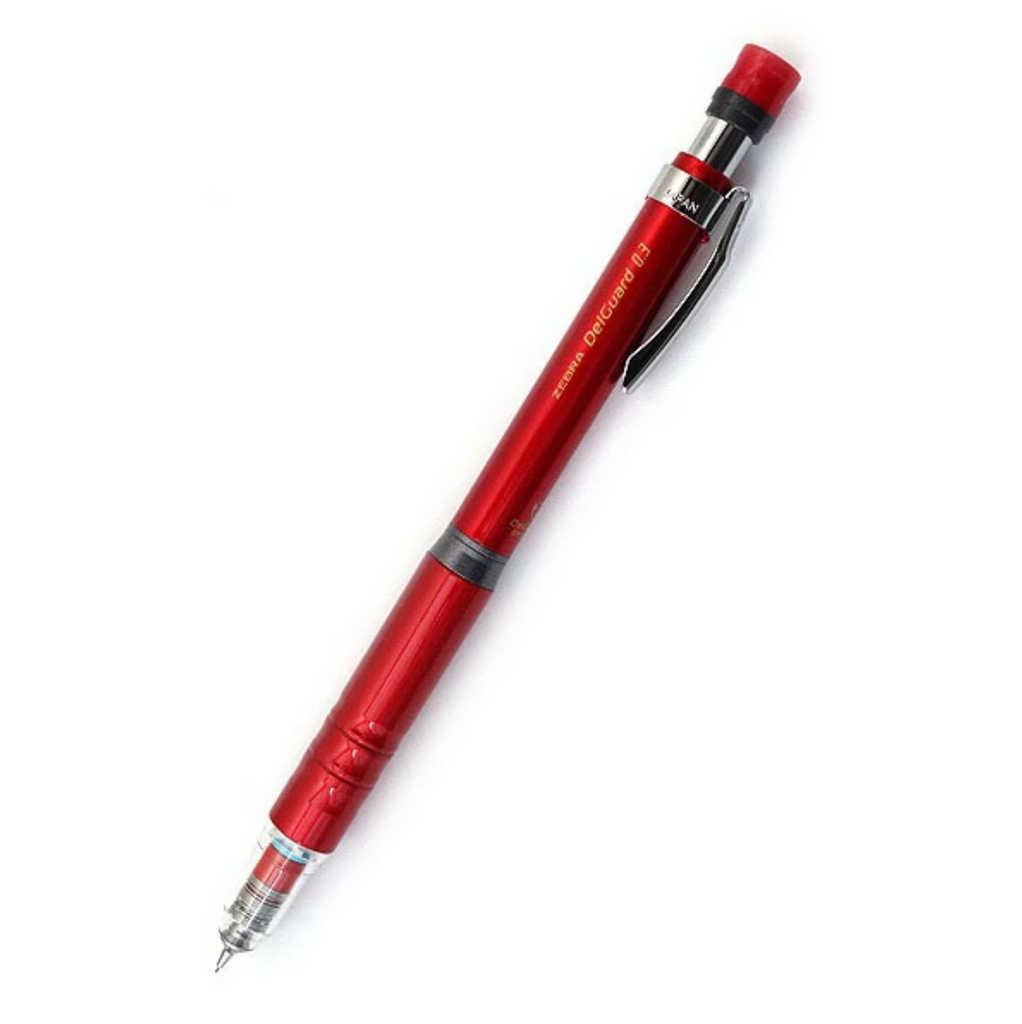 Zebra DelGuard Type Lx Mechanical Pencil - Metal Grip - 0.3 mm - ZEBRA P - MAS86 - R - IRO