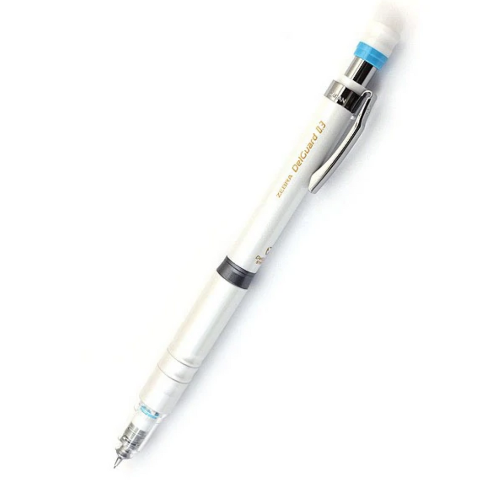 Zebra DelGuard Type Lx Mechanical Pencil - Metal Grip - 0.3 mm - ZEBRA P - MAS86 - W - IRO